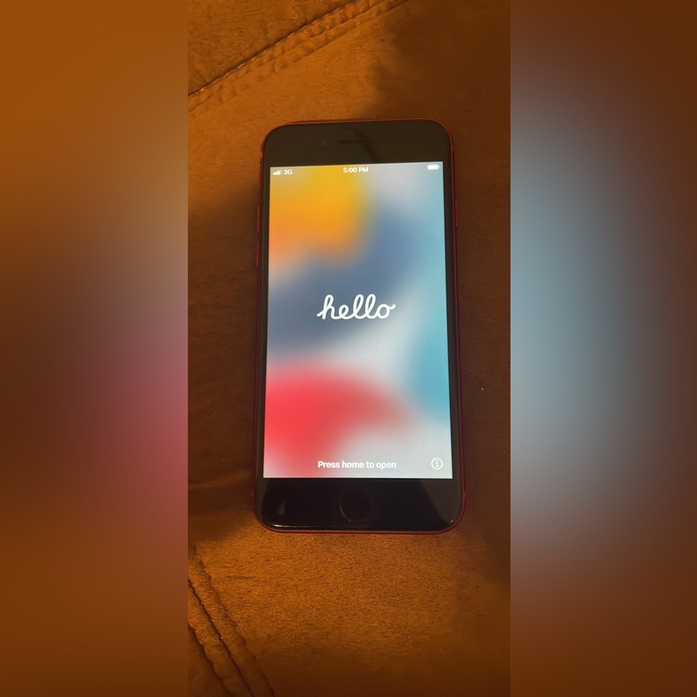 Red IPhone 8